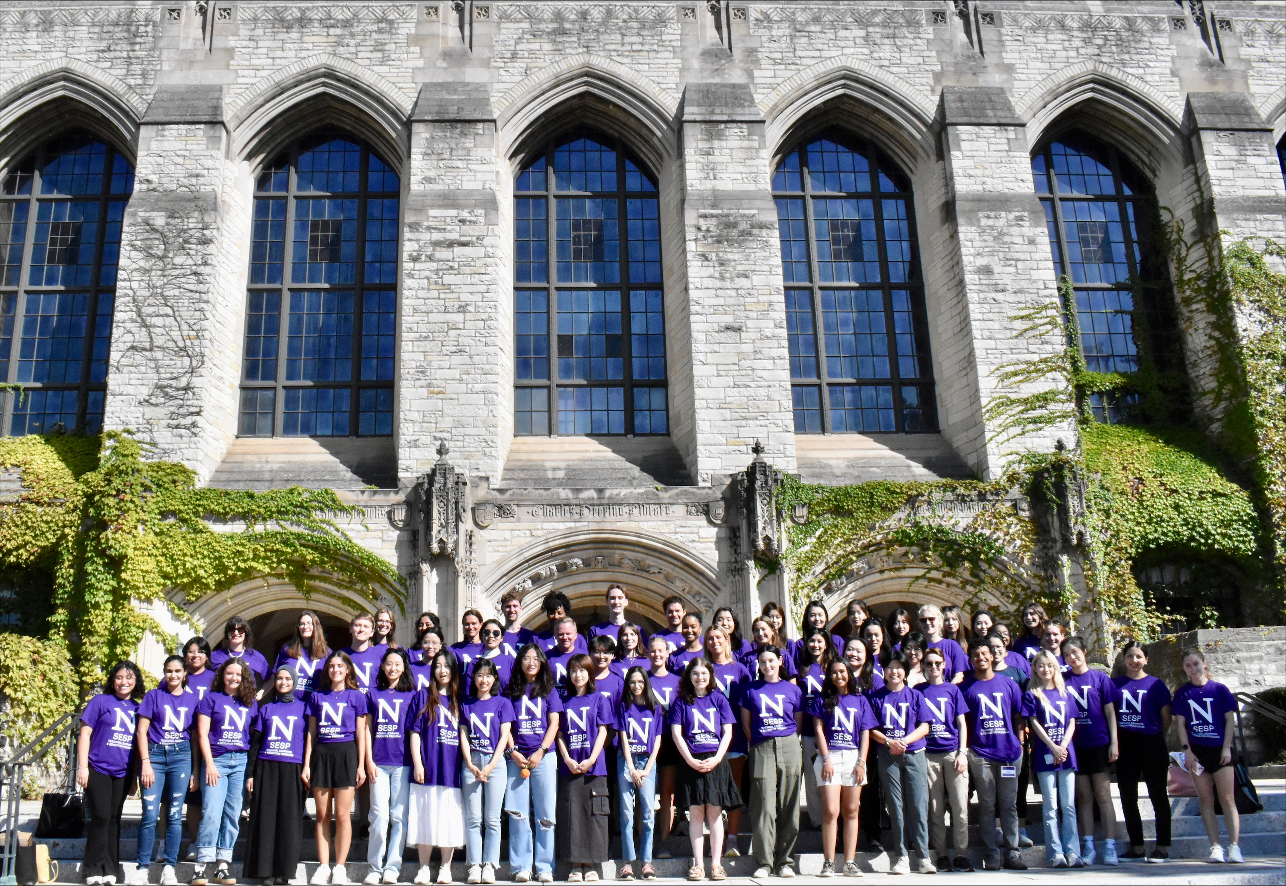 An image of MSEd students during New Student Orientation